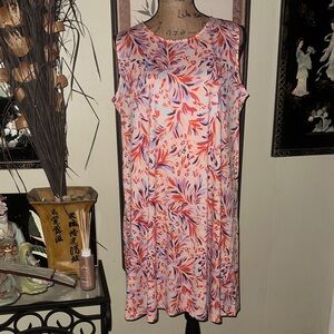 Floral Sleeveless Mini Dress